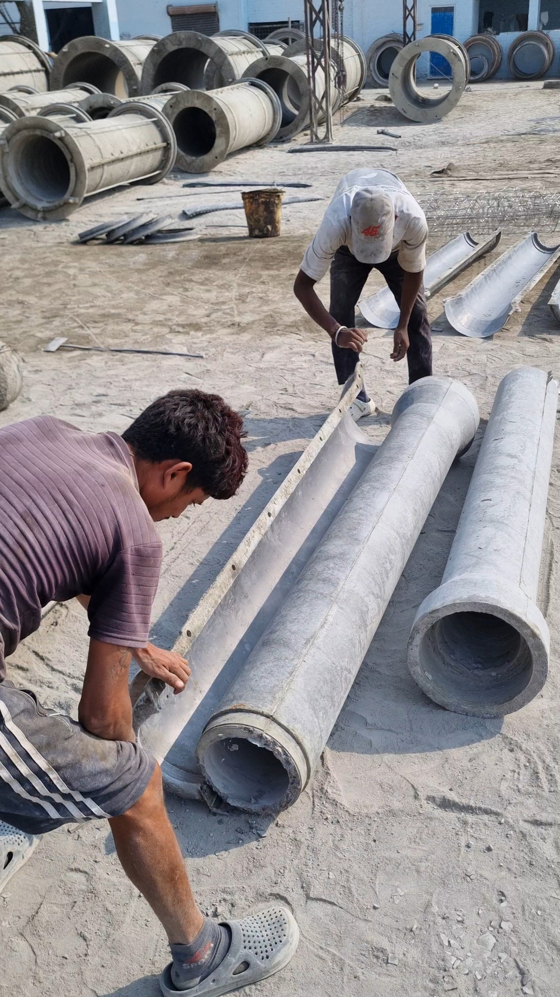 RCC Drainage Pipe Making Amazing Process In Factory 😮🇮🇳 | Hindustani ...