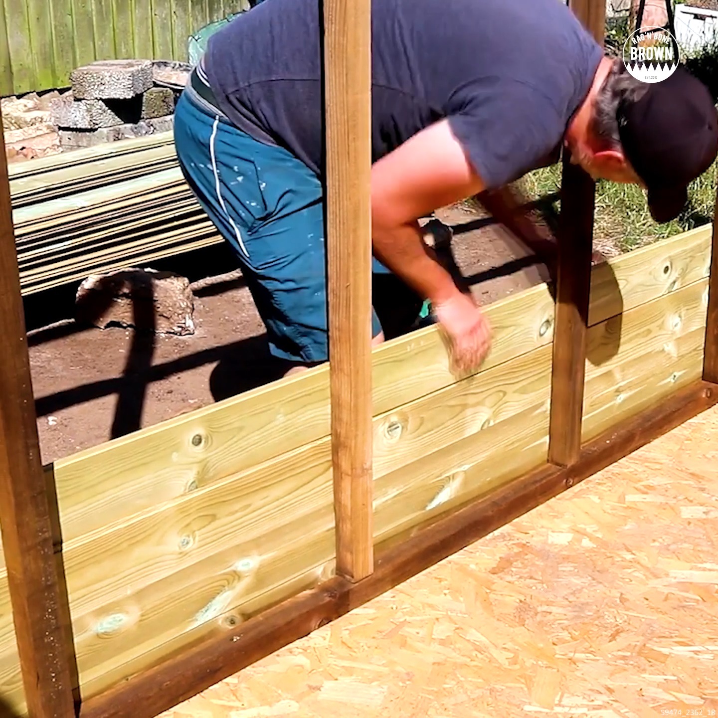 Cladding a Shed With Shiplap #ShedBuild #Shiplap #BuildingWithShiplap # ...
