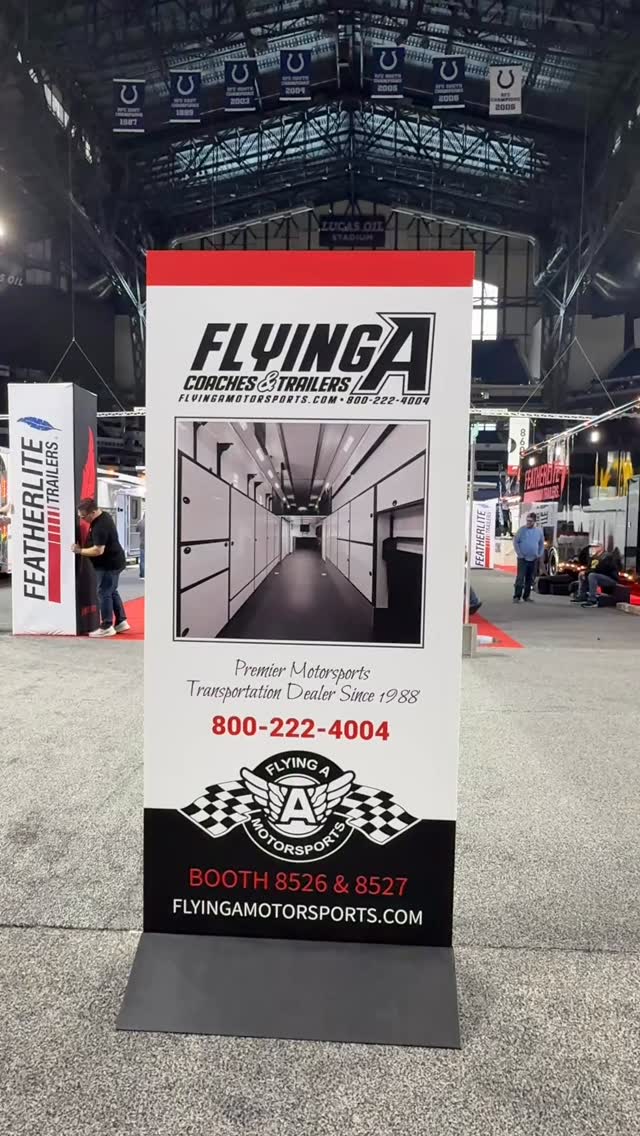 34’ inTech Trailers Premium Stacker Trailer here at PRI. Featuring WIDE ...