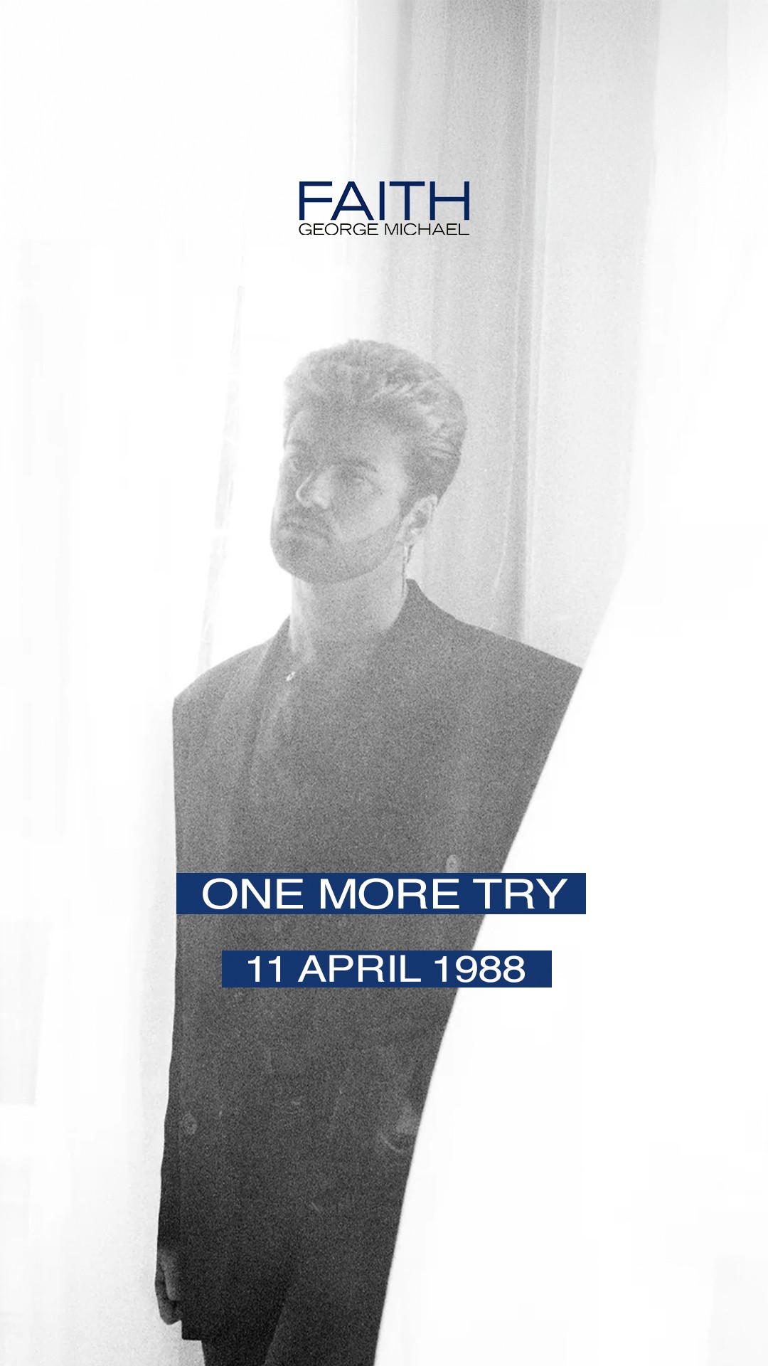 e Michael .One More Try 8センチ8cmシングル 𝐓𝐈𝐓𝐋𝐄: One More Try 𝐑𝐄𝐋𝐄𝐀𝐒𝐄𝐃: 11 April 1988 'One More