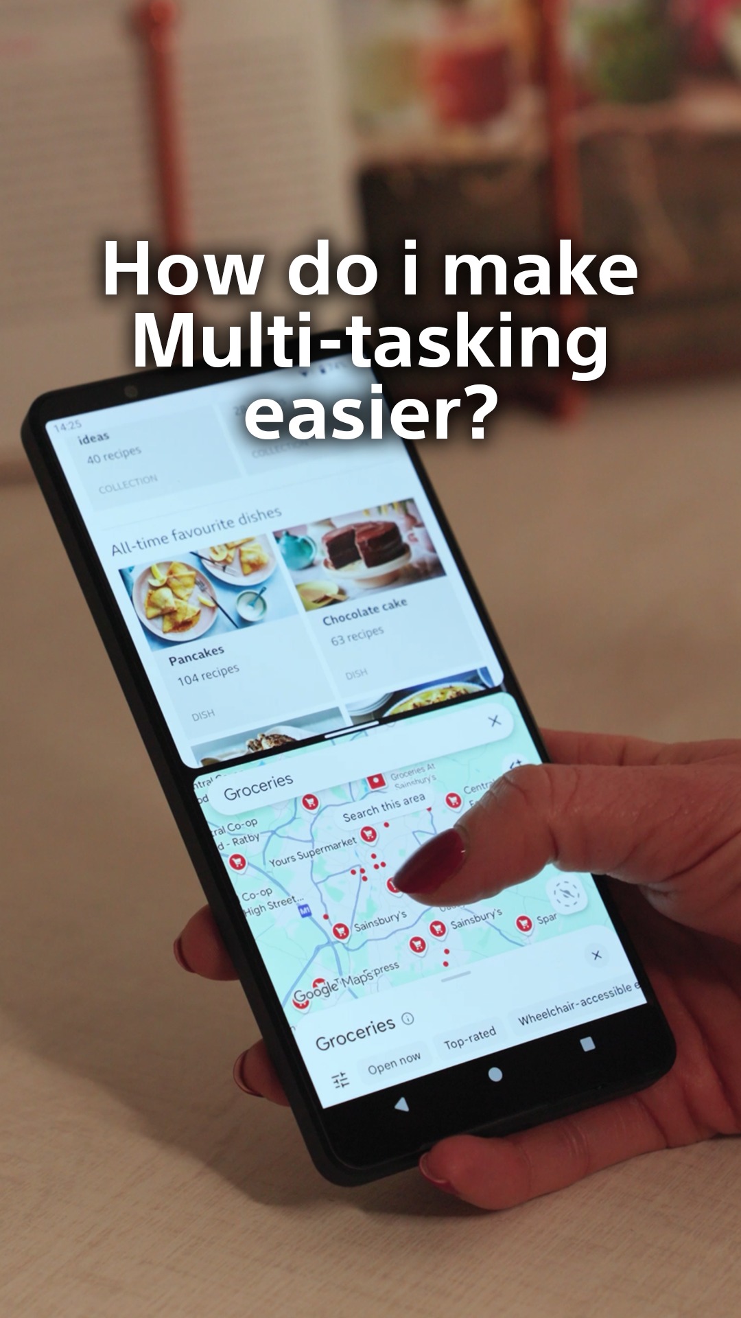 Multitasking made easy with Xperia! 🤹 Using the Side sense feature, you ...