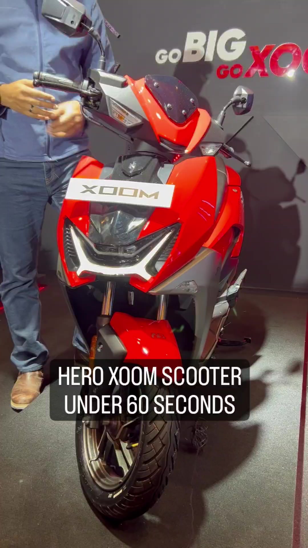 Hero XOOM scooter under 60 seconds INTRODUCTORY PRICES XOOM LX