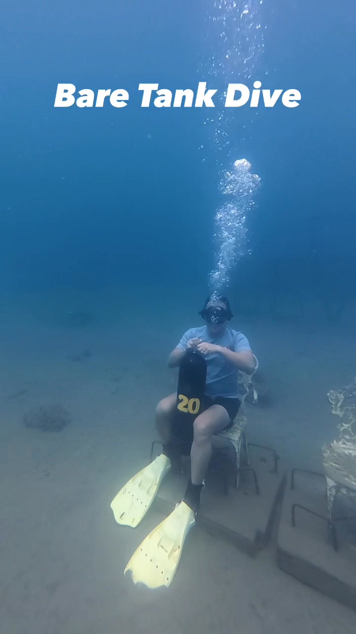 Bare Tank Dive #baretank #scubadiving #everyoneactivefollowersシfypシ゚ ...