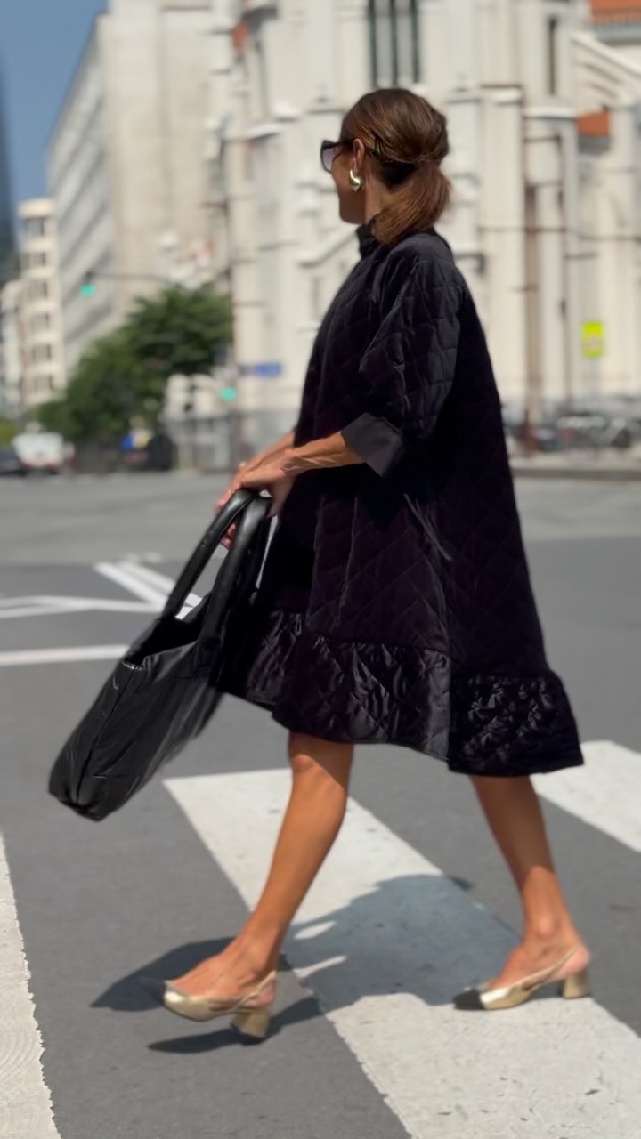 shoes to wear with a black velvet dress Love!🤩, Shop Sarah Velvet at www.mariellestokkelaar.com, #velvetdress #blackvelvet #blackvelvetdress #quietluxury #effortlesschic #lookoftheday #velvetlove #velvetlook #blackdress Mavi Women's Long Sleeve Ribbed Knit Size:14M I can make any