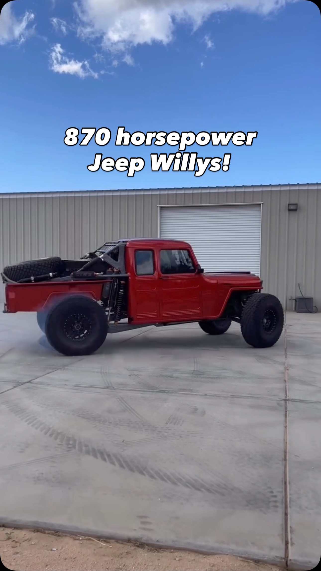 Volume up for this Jeep Willys! @robrjfab built this 870hp rig with ...