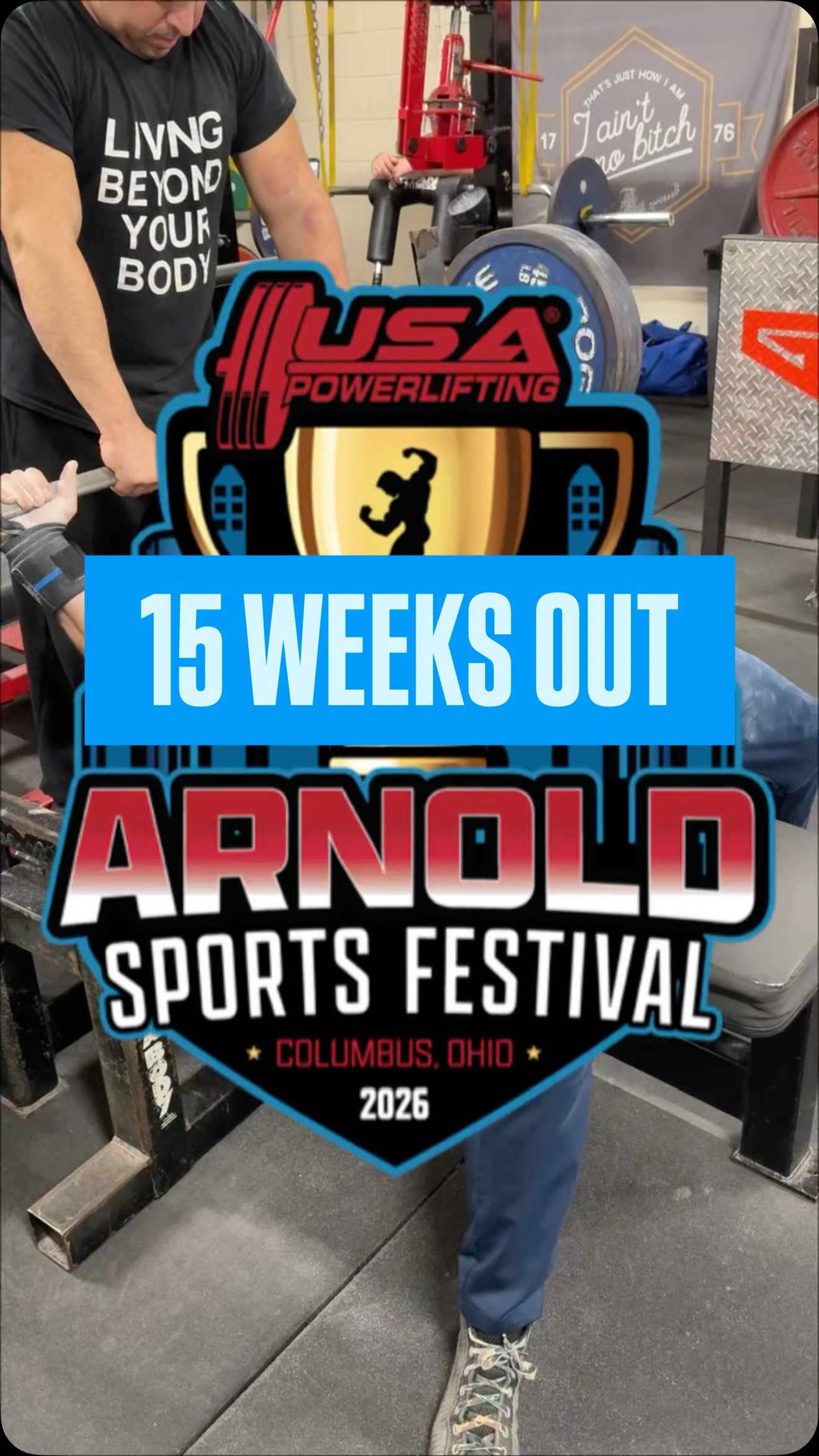 🤠 Volume Week in my Cerberus Shirted Benching Program After a few weeks ...
