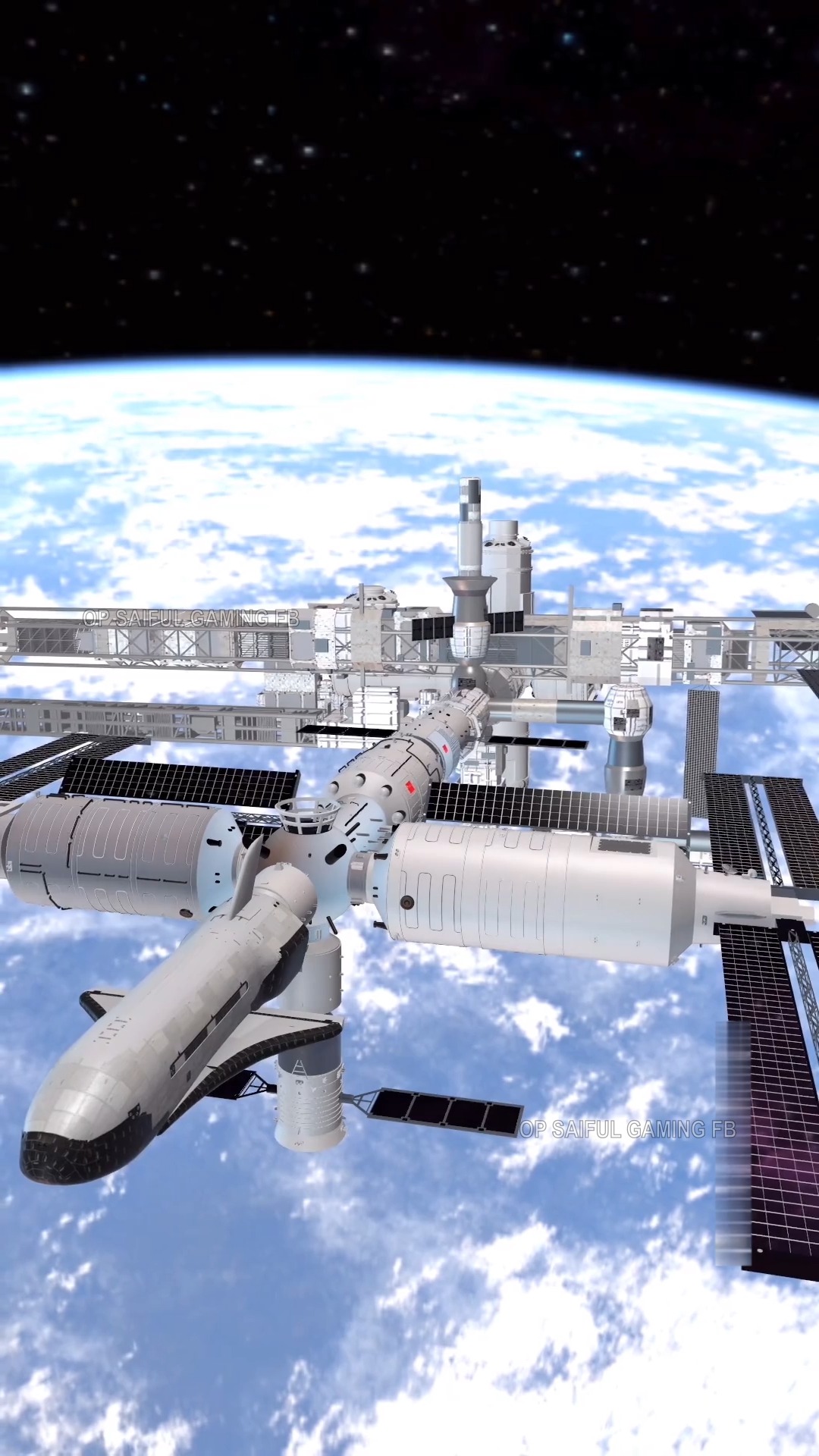 Space shuttle cargo docking successfully - stunning C4D animation | Op ...