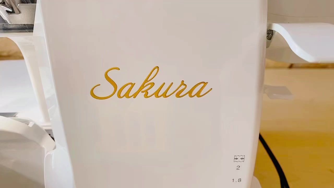 babylock ロックミシン Sakura【BLS-5】 WAVEロックの様子を動画にして 