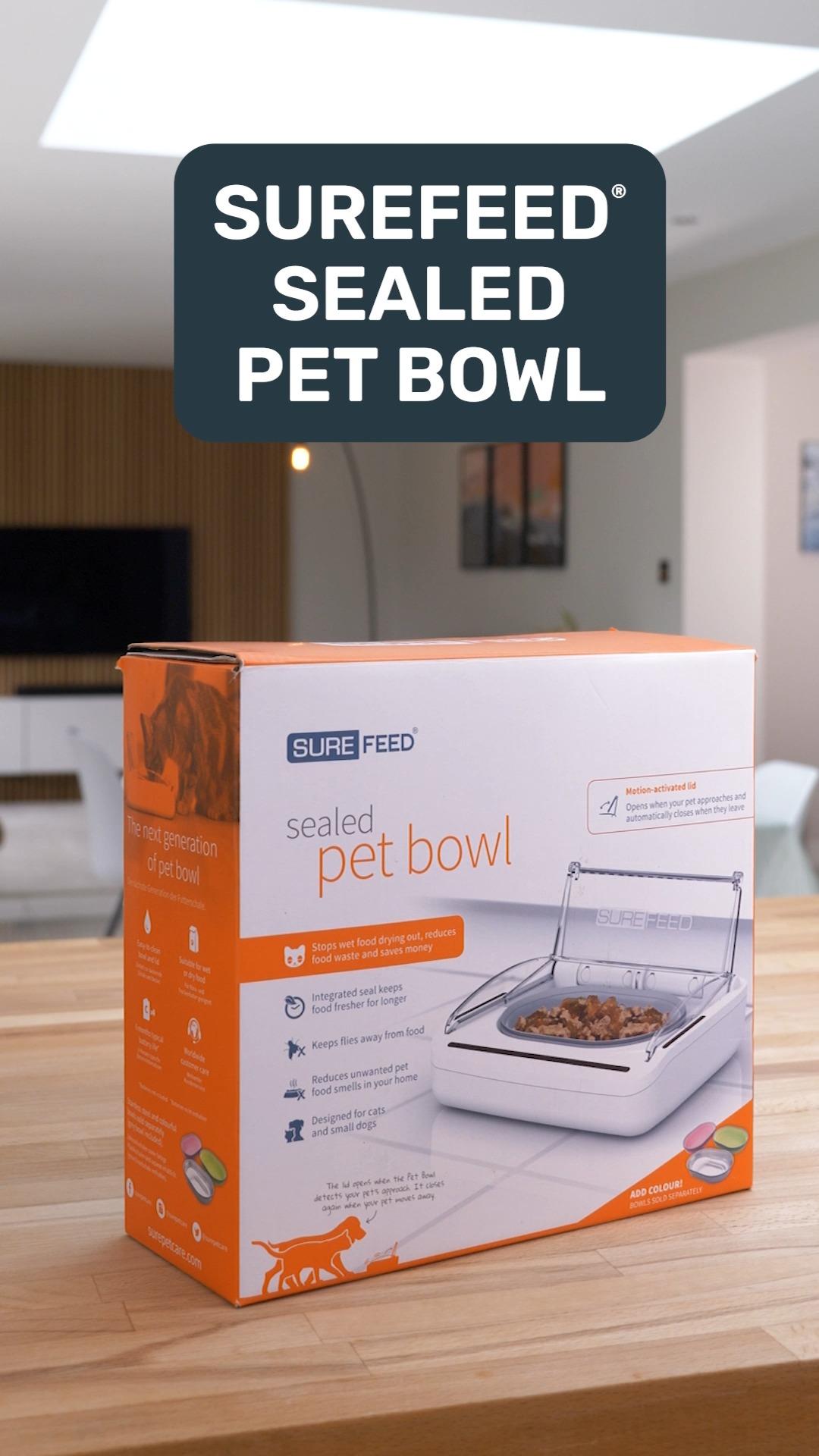 Fresh food, right when your pet wants it. 🐾 Unboxing the motion
