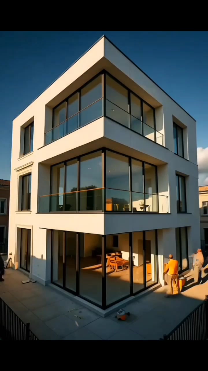 Watch how 15–20 skilled workers rapidly transform an old, damaged ...
