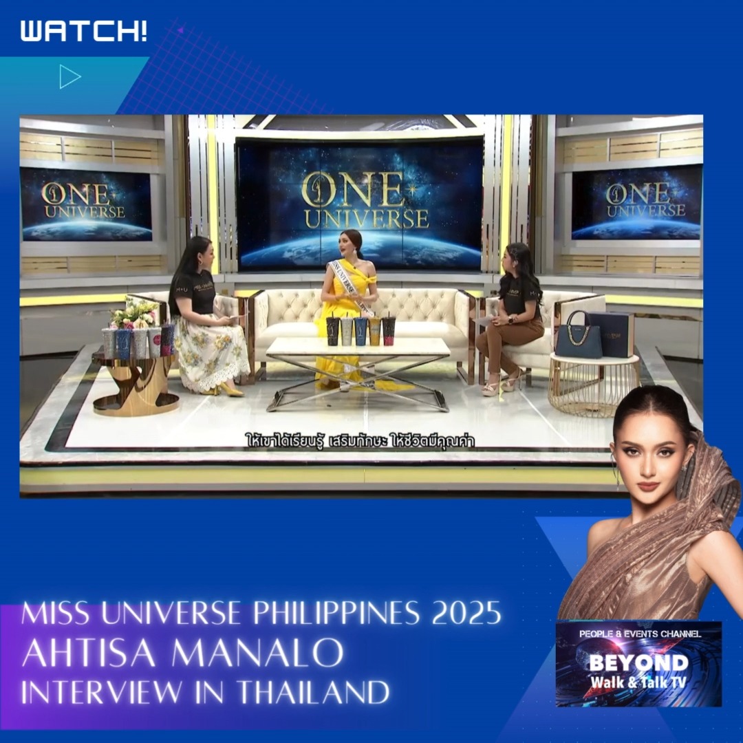 Ma. Ahtisa Manalo's INTERVIEW IN THAILAND! 