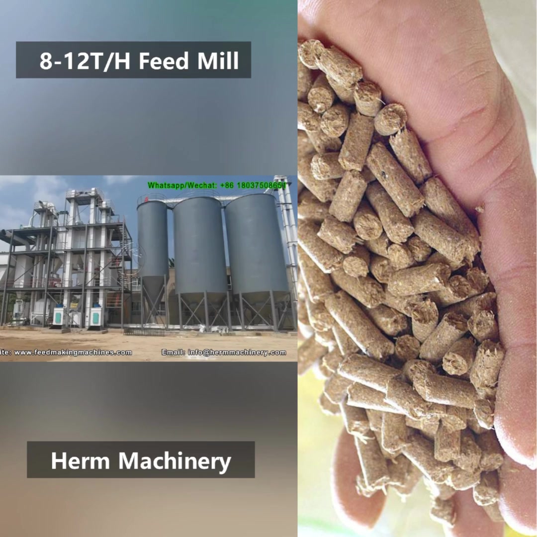 💯Animal Feed Making Machine 💯Feed Pellets Processing Capacity: 1-60t/h ...