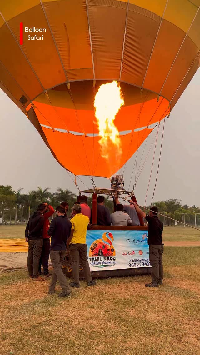 🎈 Pollachi Hot Air Balloon Safari is Here! 🌴☁️ Experience Pollachi from ...