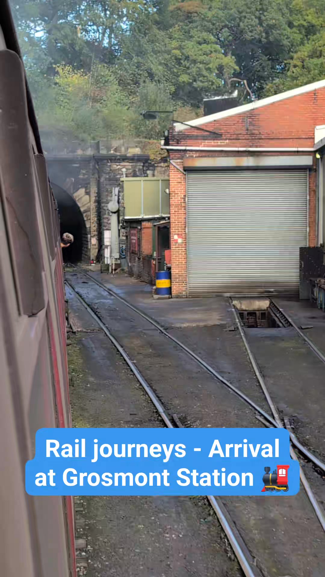 🚂 RAIL JOURNEYS – ARRIVAL AT GROSMONT STATION 🚂 This is the final ...