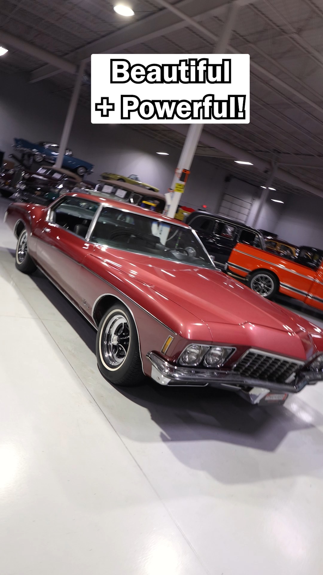 Cherry red Buick riviera on gold 26s 🔥💰🏆🍒 #26s #wetpaint