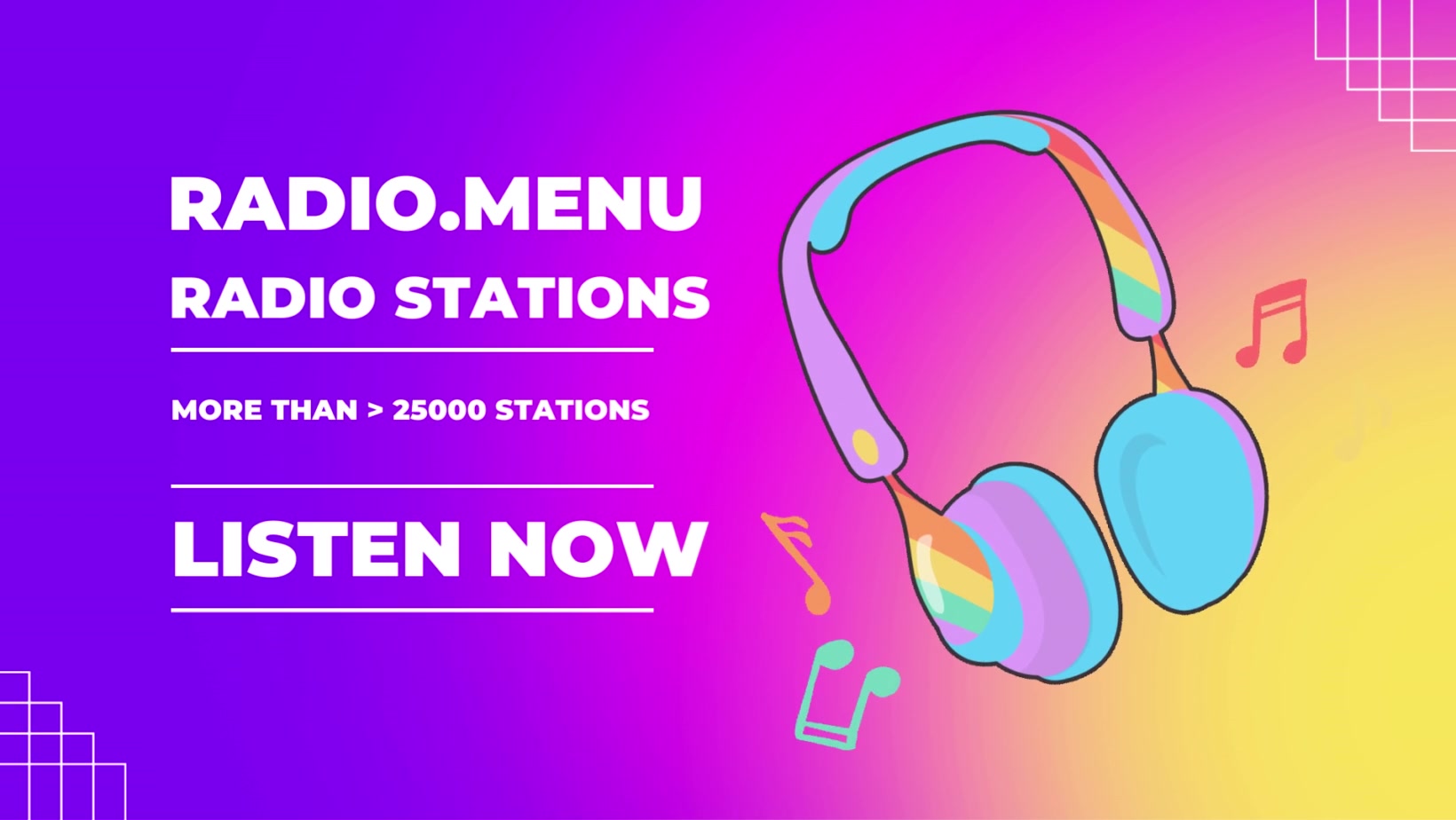 Radio.menu - radio stations catalog website