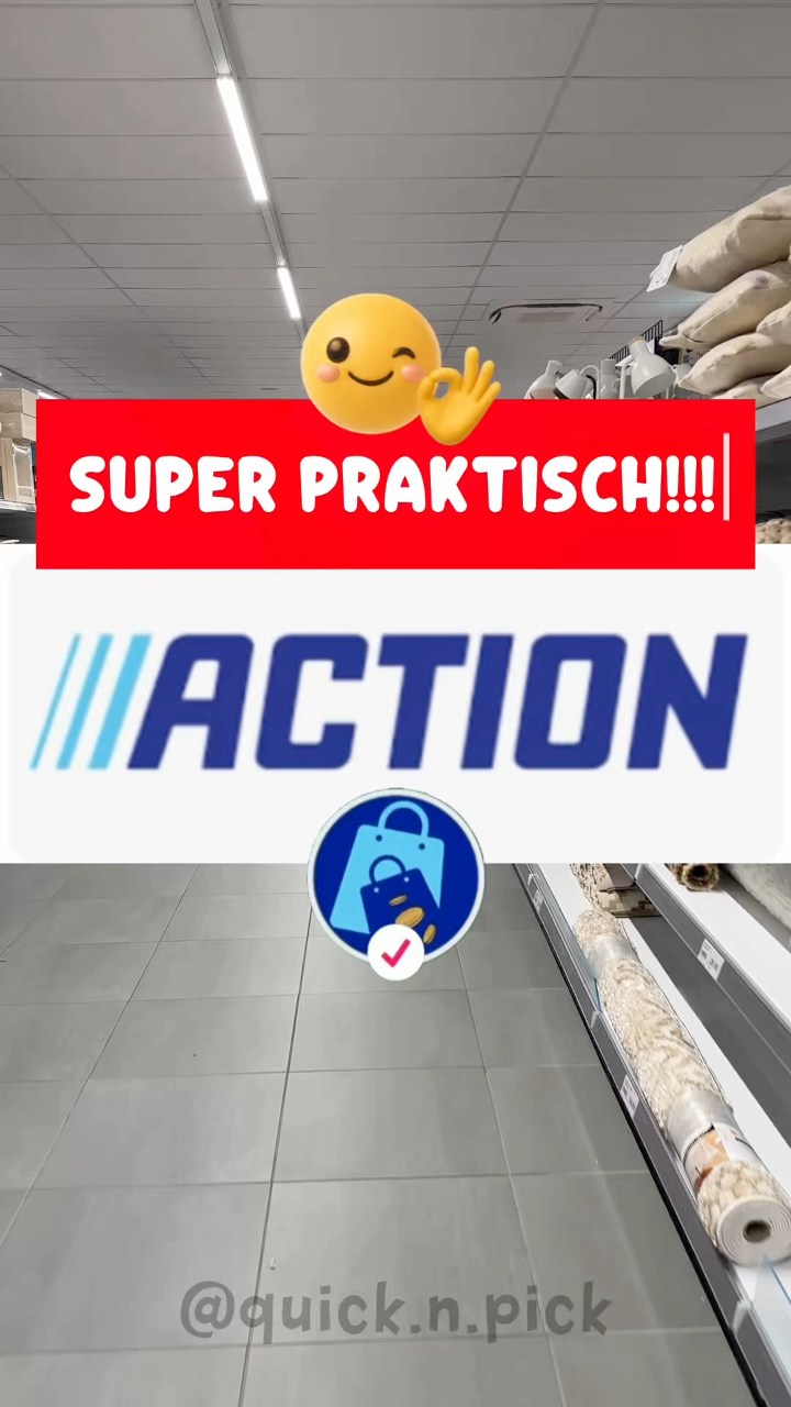 Praktische Action-Funde, die den Alltag leichter machen, Heute zeige ich euch drei Produkte, die mir bei Action direkt aufgefallen sind. Keine komplizierten Gadgets, sondern praktische Helfer, die im