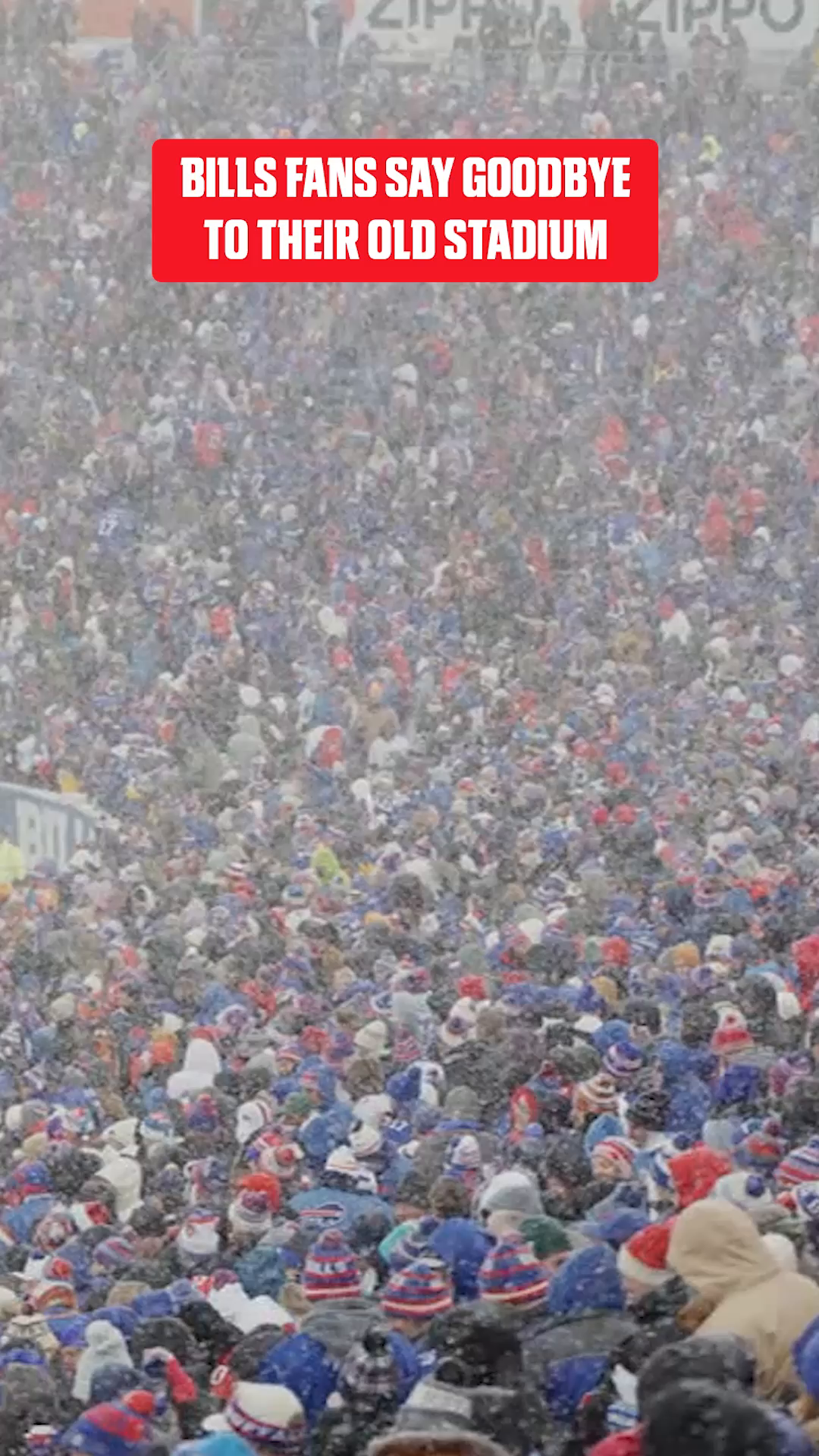 The Buffalo Bills and their fans say goodbye to the stadium they played ...