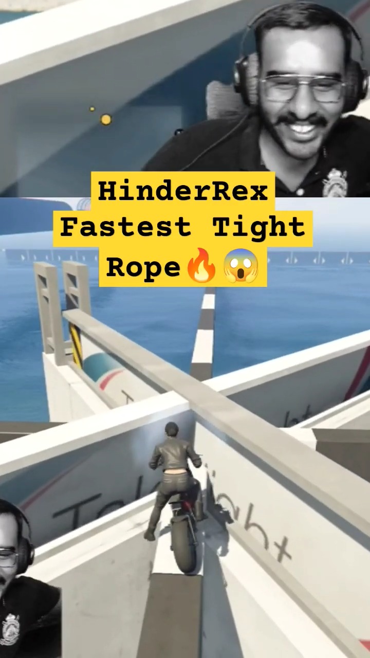 Fastest Tight Rope in gta 5 #gta #gta5 #shorts #youtubeshorts # ...