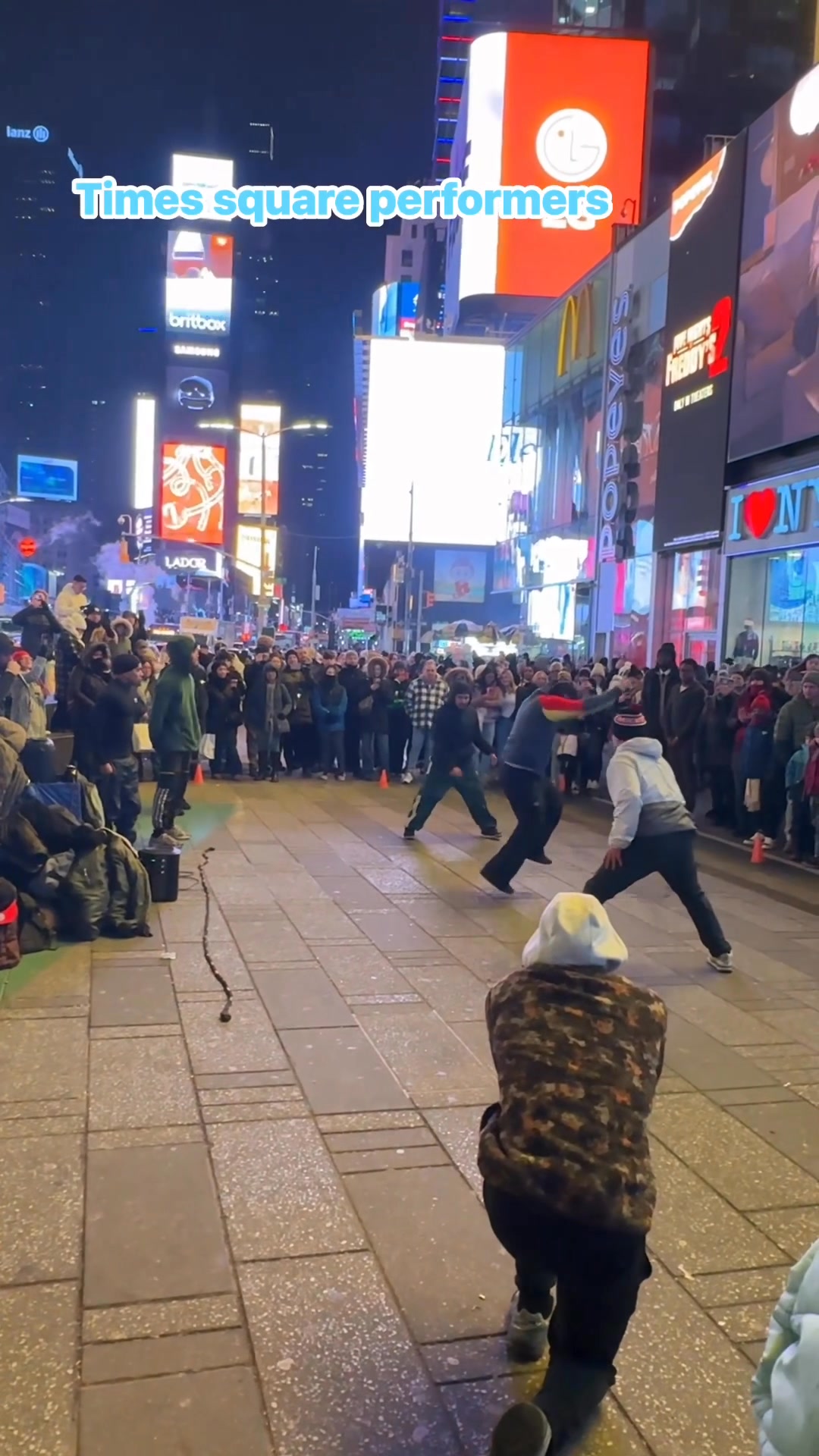 When you are 65 and can do this ☺️ #timessquare #StreetPerformance # ...