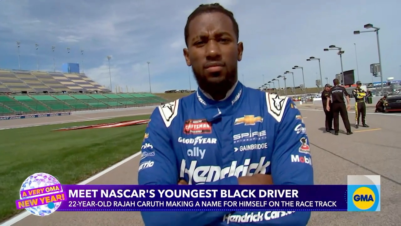 Rajah Caruth, NASCAR’s youngest Black driver, continues to inspire with ...