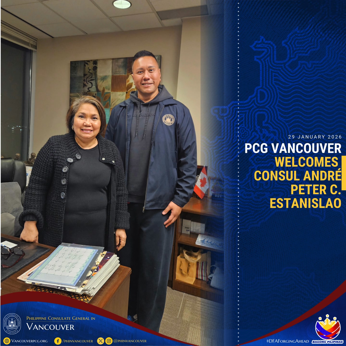 29 JANUARY 2026, VANCOUVER, BC. The Philippine Consulate General in ...