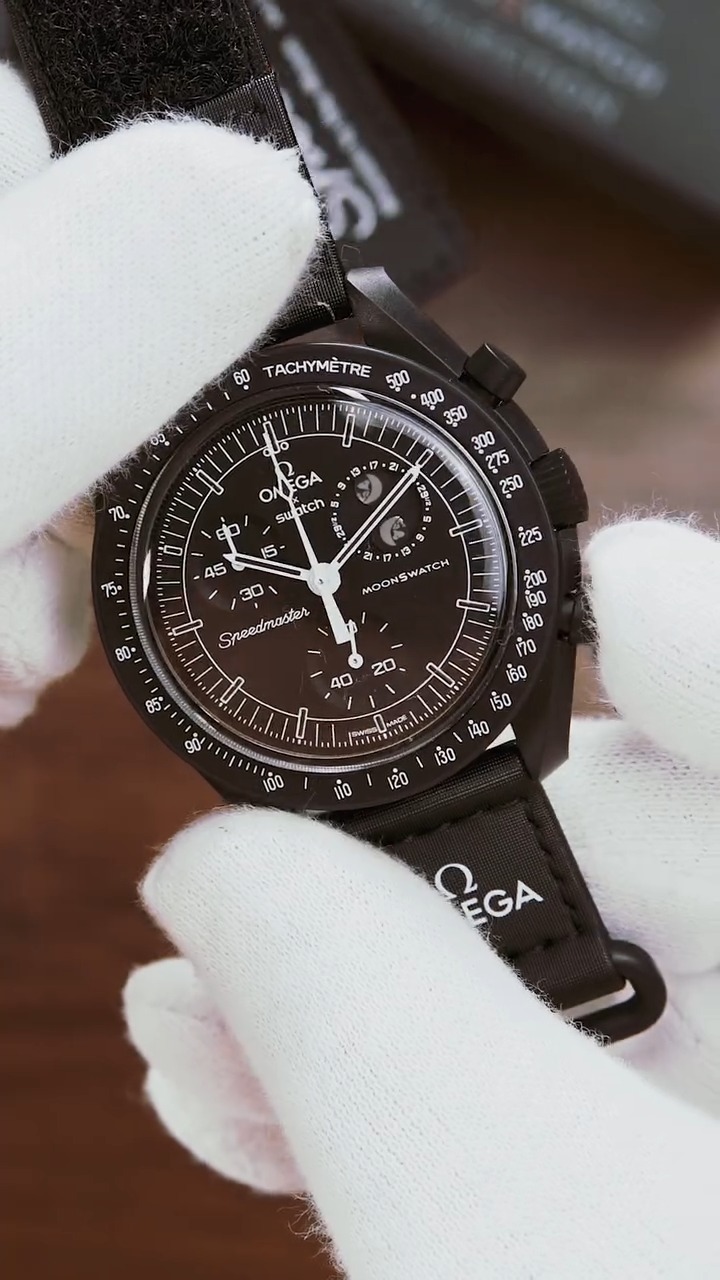 Swatch x Omega Bioceramic Moonswatch Mission to the Moonphase