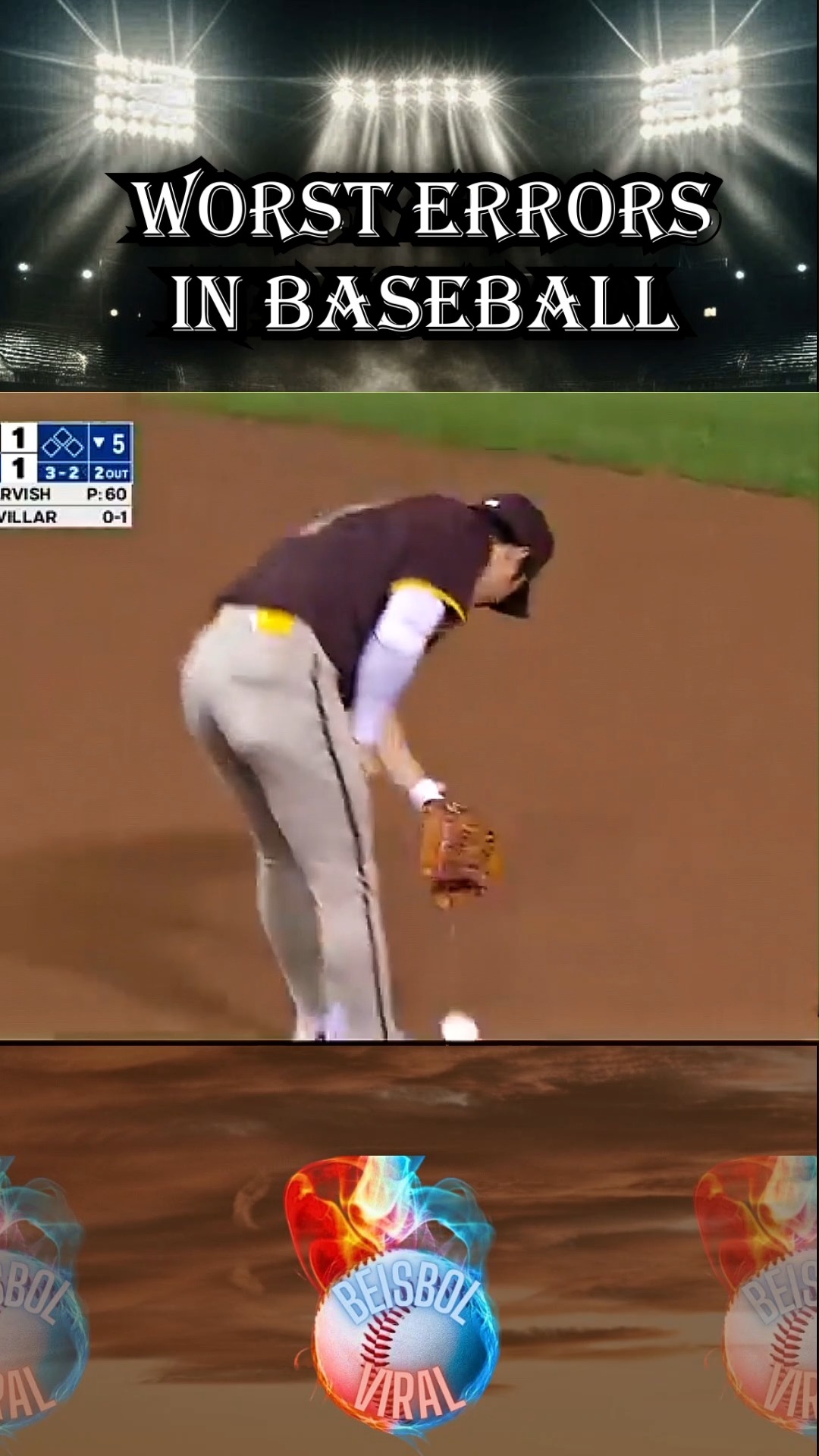 Worst Errors In Baseball #baseballlife #mlb #baseball #beisbol ...