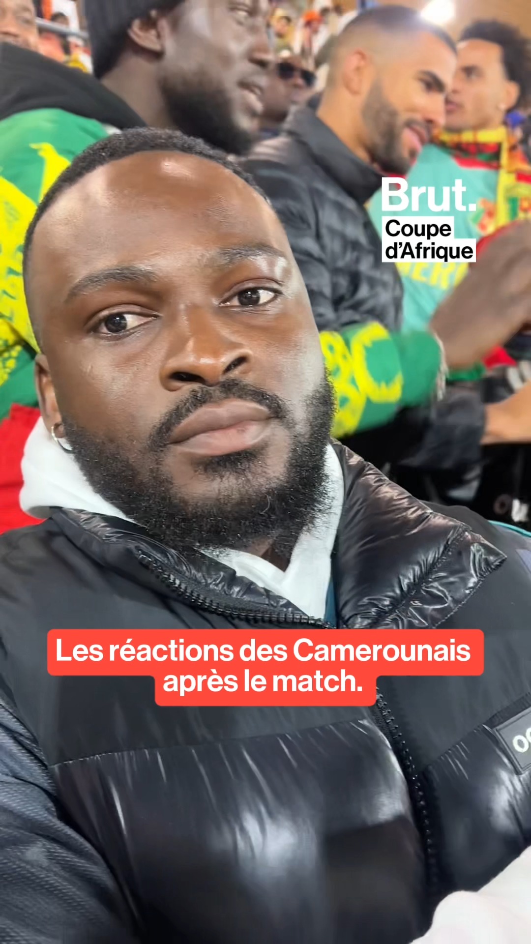 🇨🇲🇨🇮 Les réactions des Camerounais après le match. #CAN2025 | Brut ...