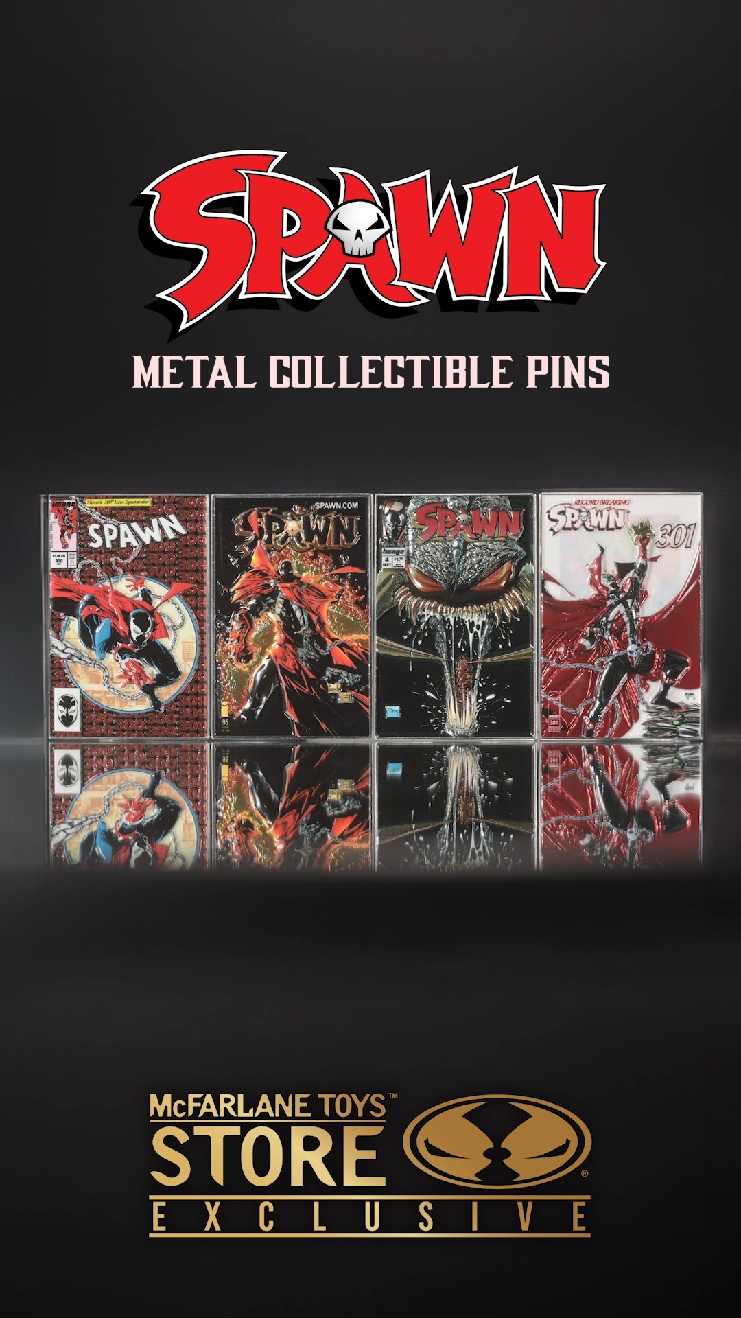 Check out these COOL new SPAWN Metal Collectible Pins available ...