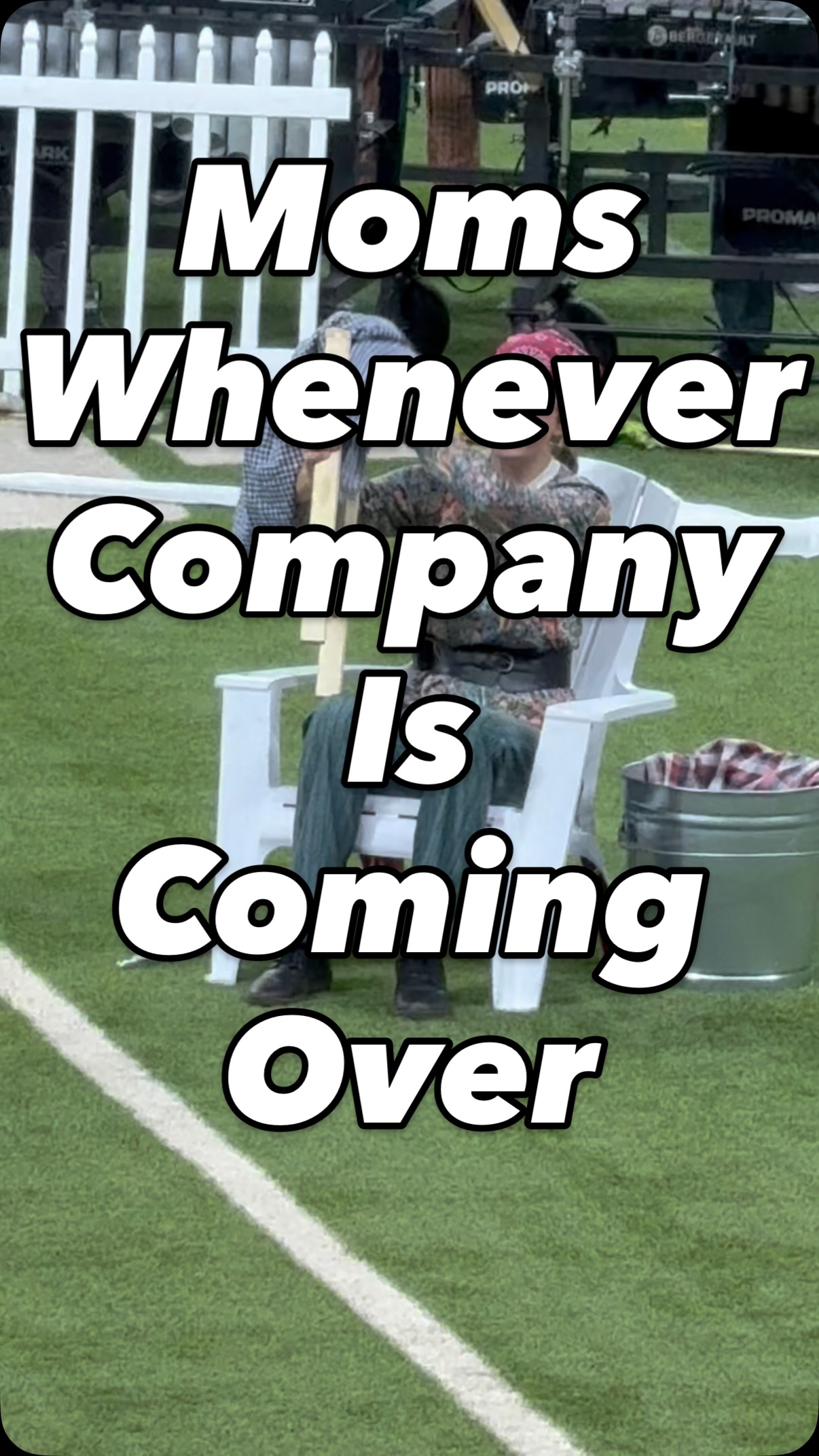 Moms whenever company is coming over for the holidays. | Thebandmom