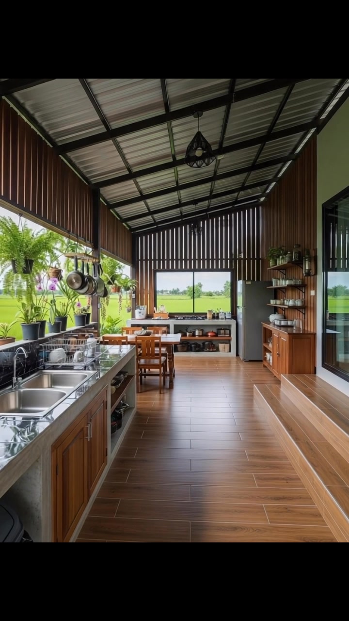 ครัวไทยโล่งๆ ห้องครัวสวยมาก น่าทำอาหาร | บ้านงบน้อย บ้านราคาไม่เกินล้าน ...