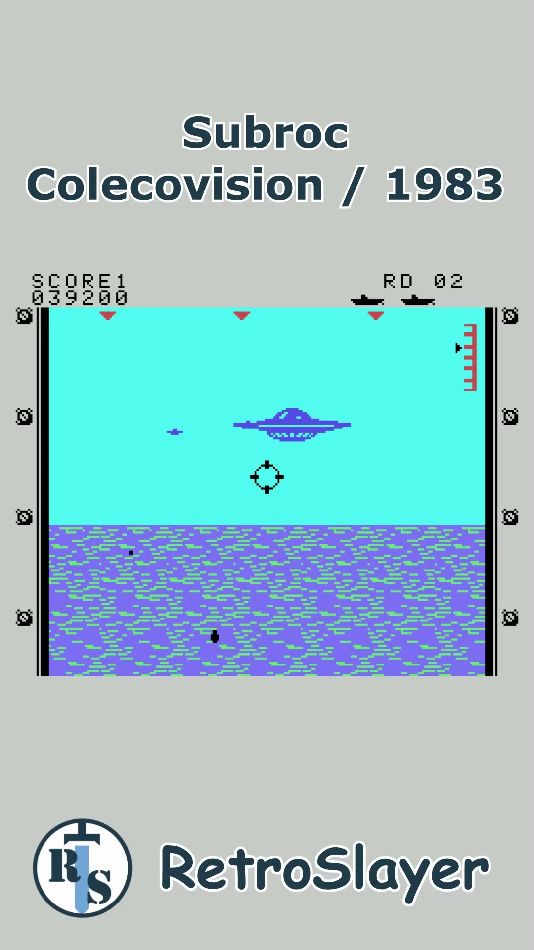 Lock on torpedoes in Subroc for ColecoVision. Wave after wave of ships ...