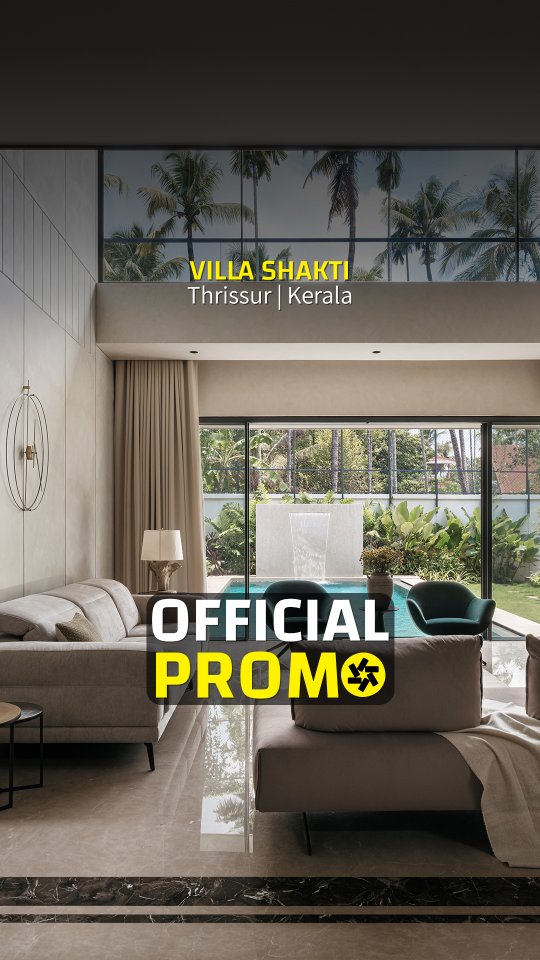 Villa Shakti, located in Cherpu, Thrissur, Kerala, is spread across a ...