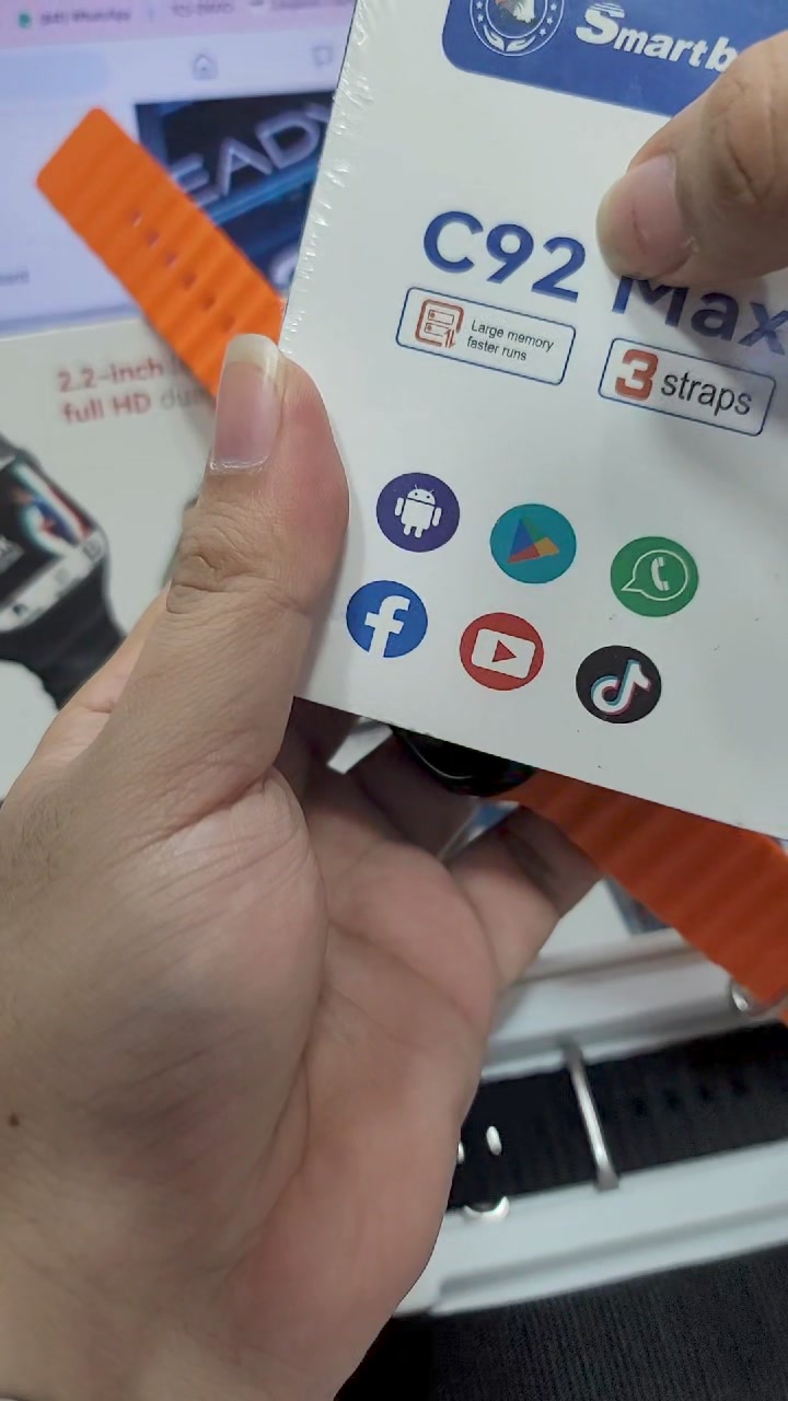 #Smartwatch #c92max #C90max #Boxpack C92 Max 6GB+64GB #Price #13300rs ...