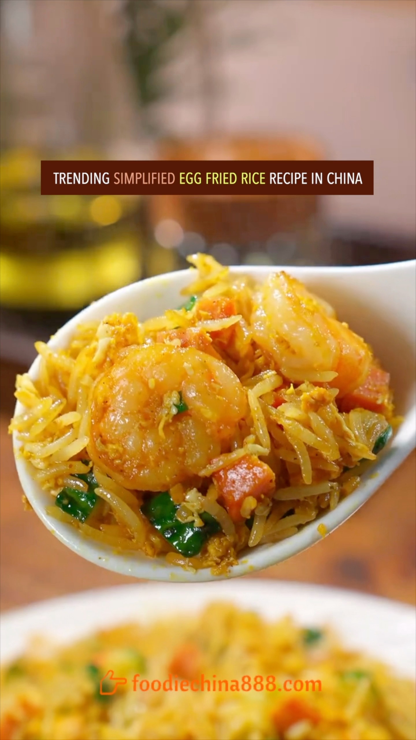 Trending simplified egg fried rice recipe in China. Do u want to try? # ...