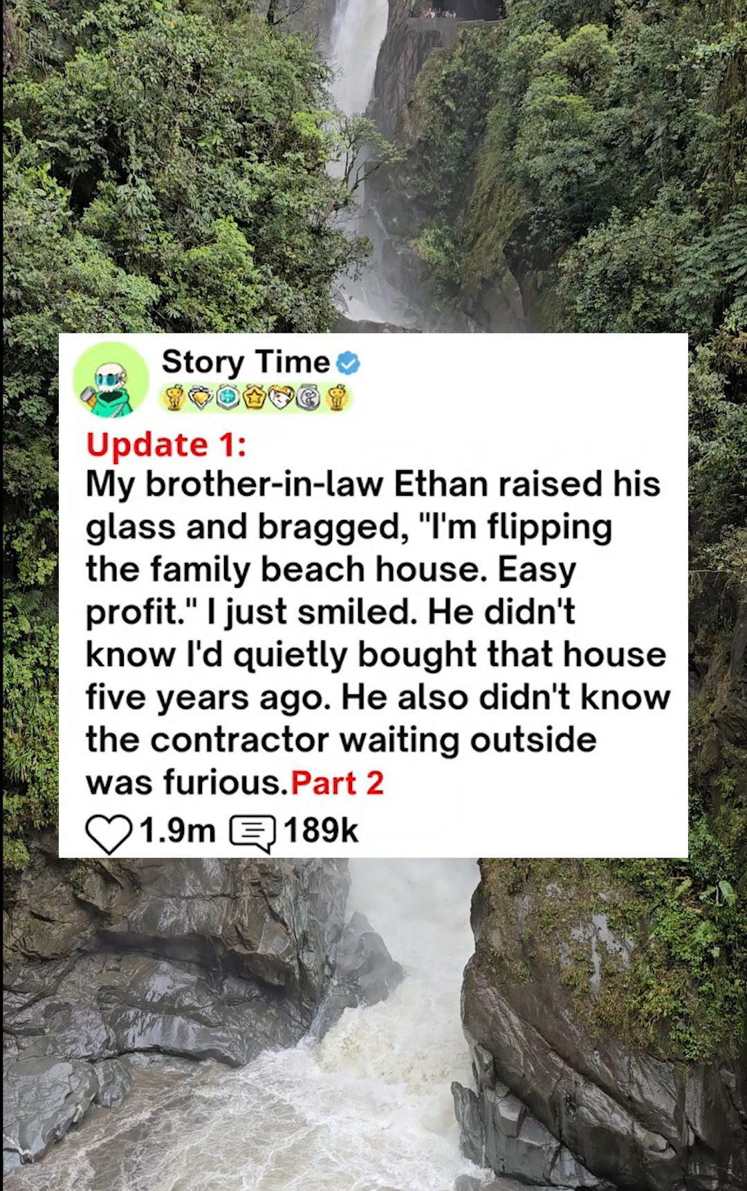 Update, my brother-in-law Ethan raised his glass and bragged, I'm ...