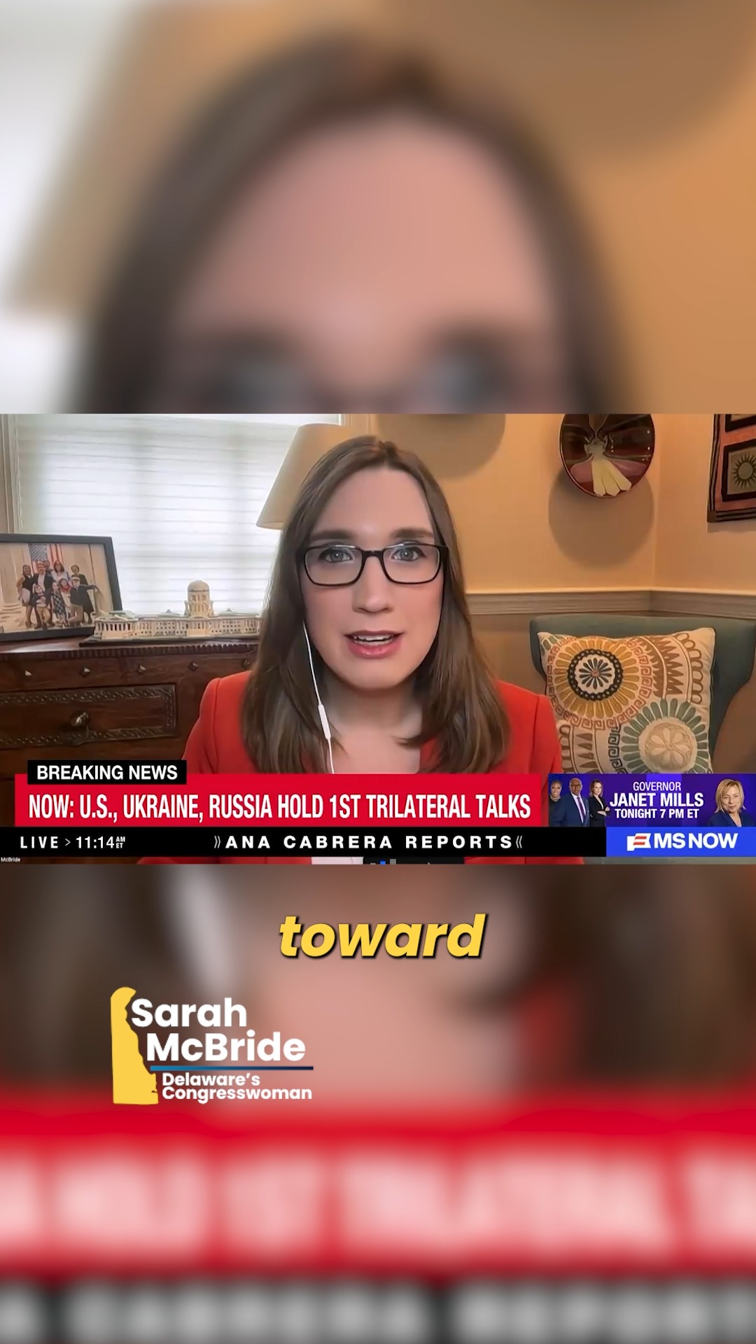 This president is trying to... - Congresswoman Sarah McBride | Facebook