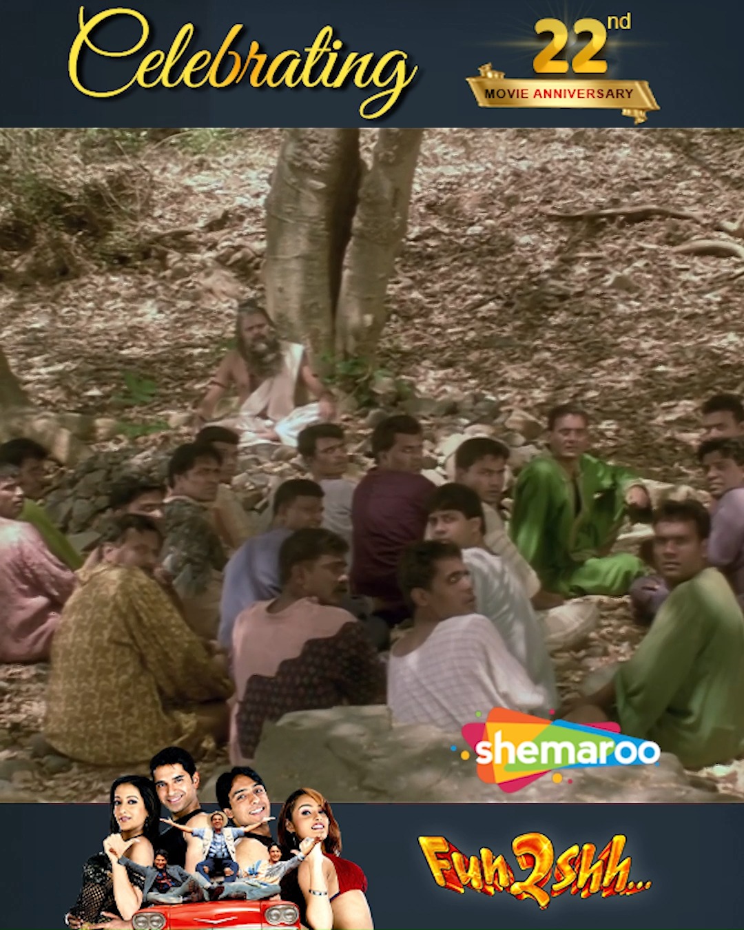 Celebrating 22 years of the movie Fun2ssh with a star cast of Anuj ...