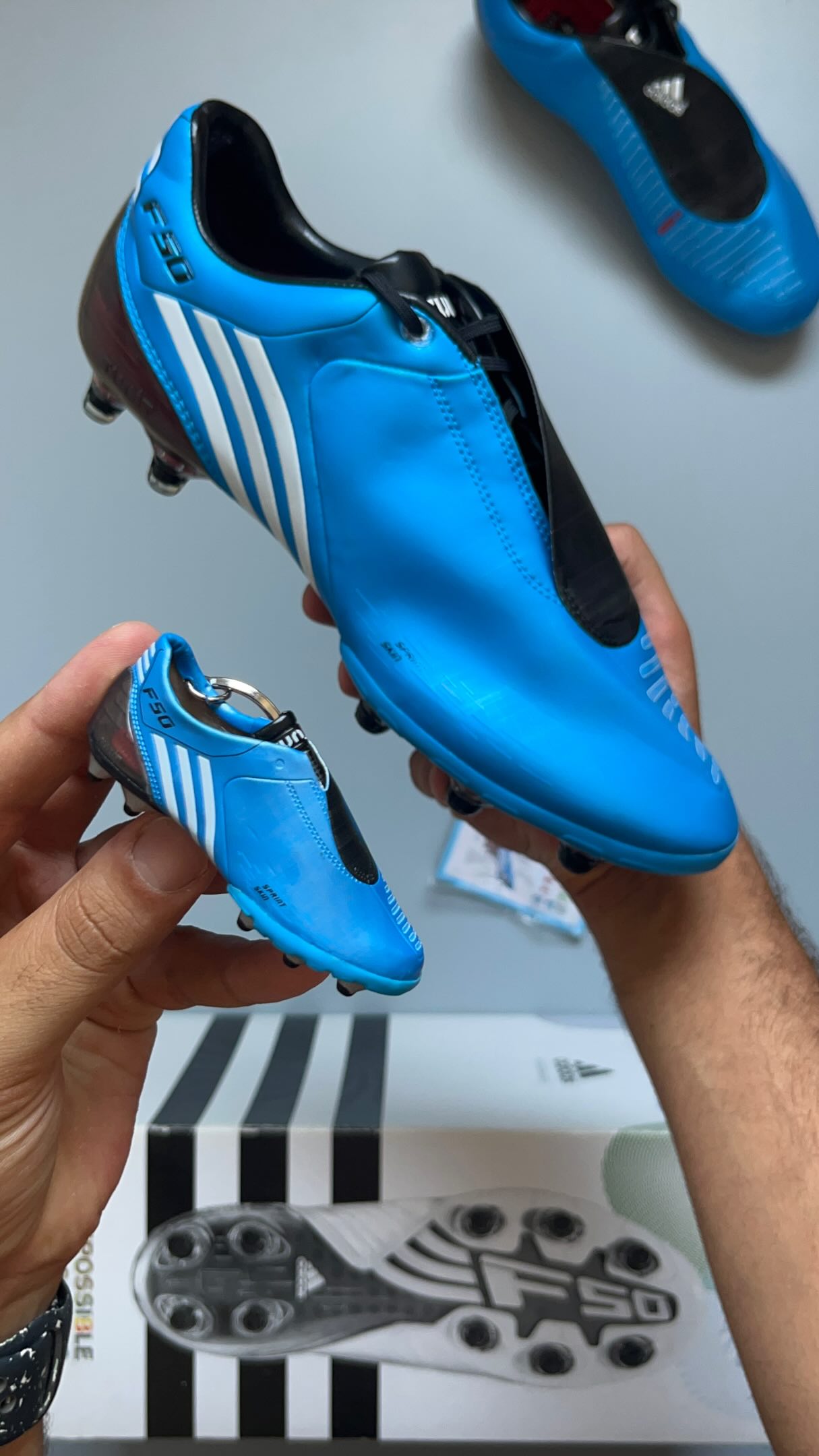 Adidas F50 iTunit 2009 and its keychain 😍 Unlocking memories