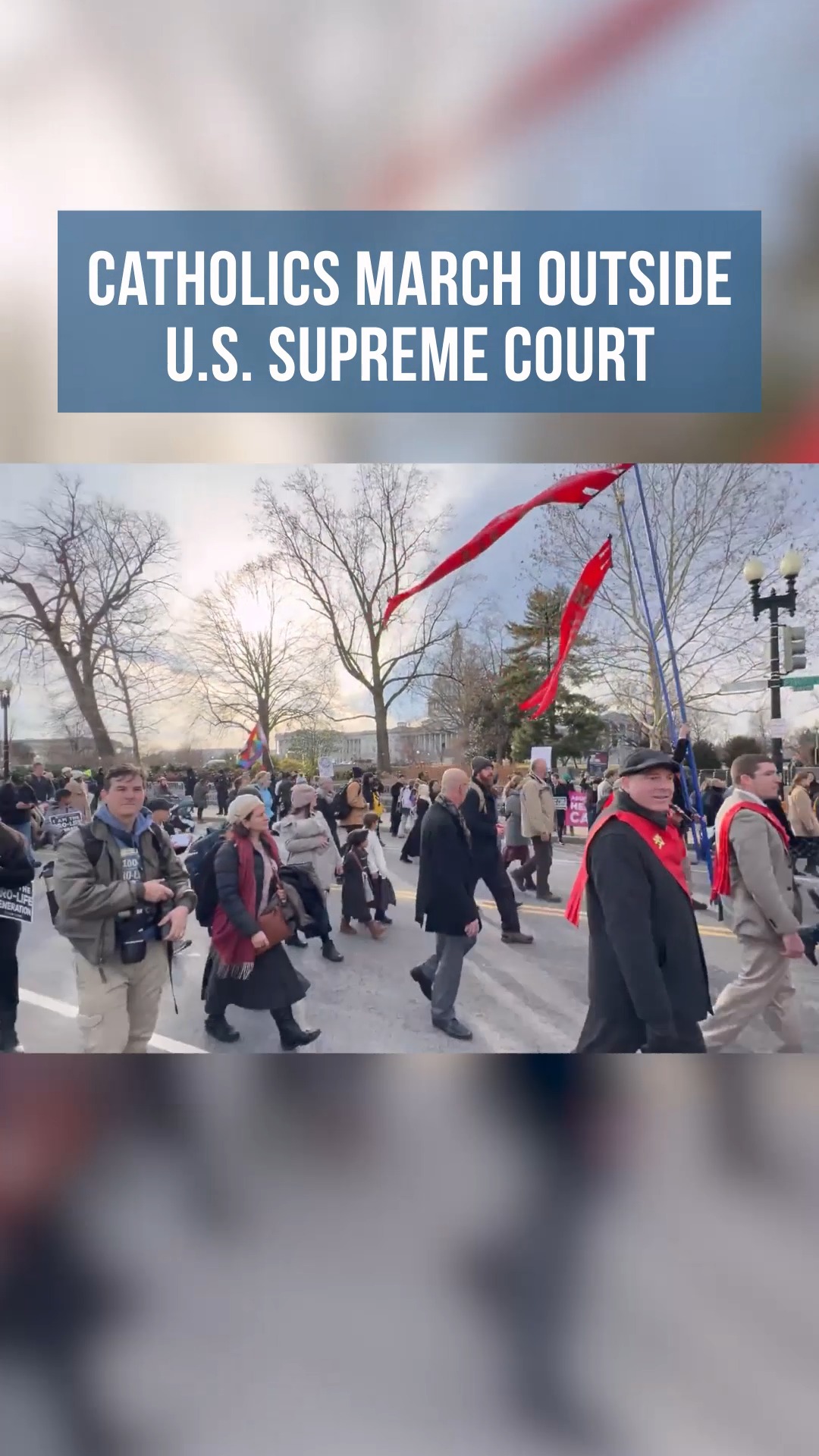 WATCH: Catholics march with Our Lady of Fatima outside the US Supreme ...
