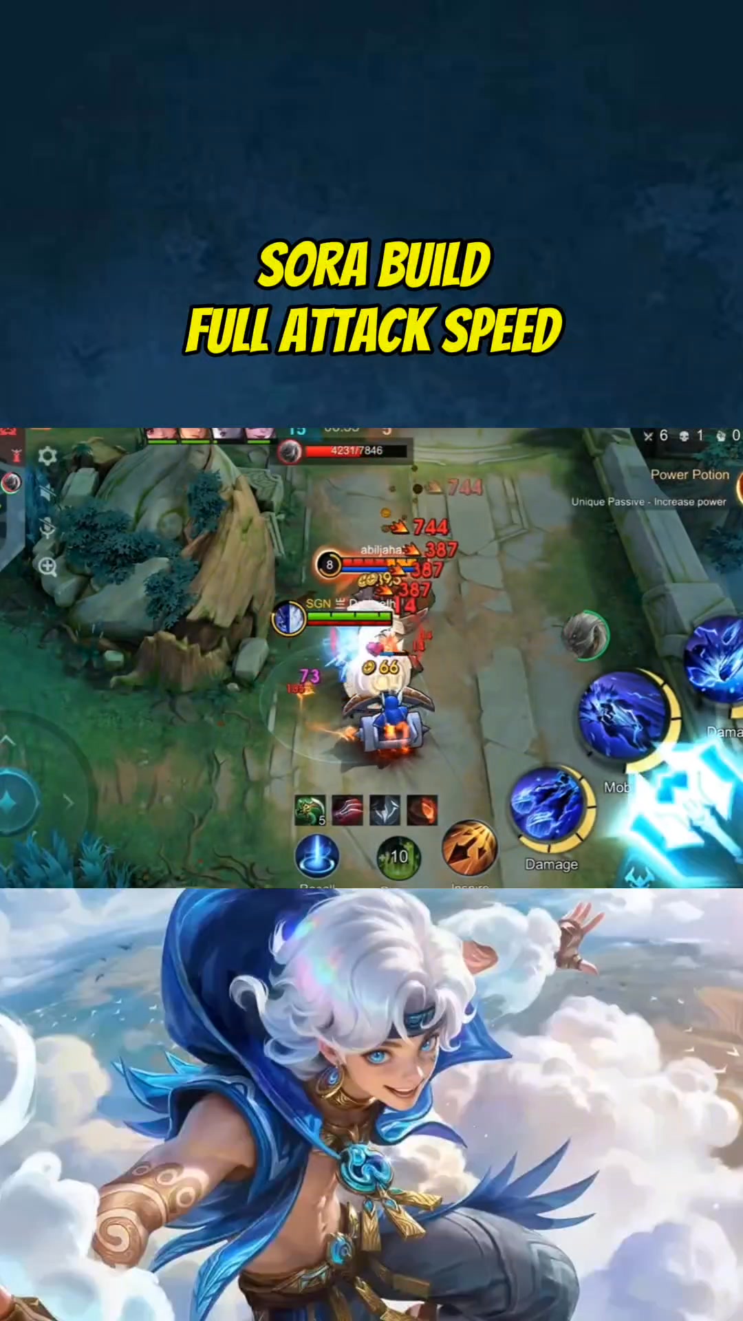Sora MM build attack speed #MLBBSORA #MLBB #NewHero #mobilelegends ...