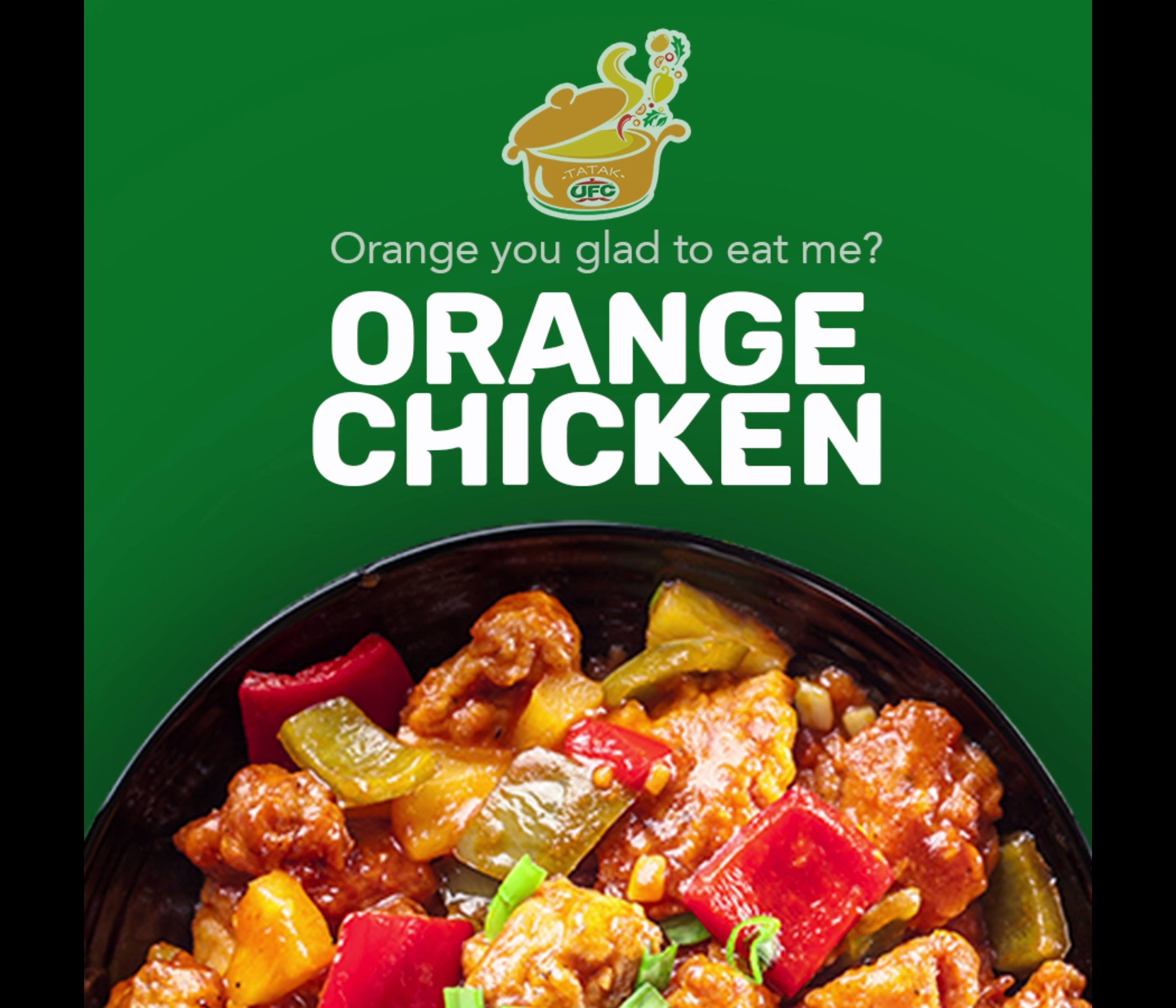 #TatakUFC Orange Chicken | You can never go wrong with UFC Tamis ...