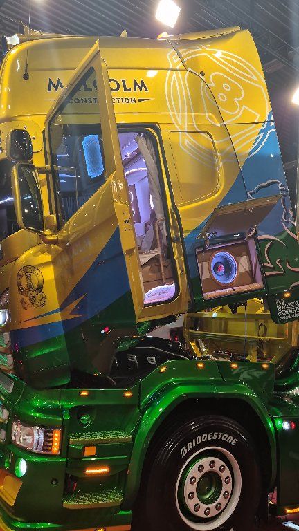 Scania Showtruck Bei Nachtnull