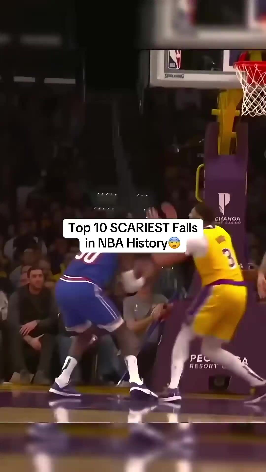 #47 Top 10 Scariest Falls in NBA History!😨 #reels #fyp | Wait 9 | Facebook