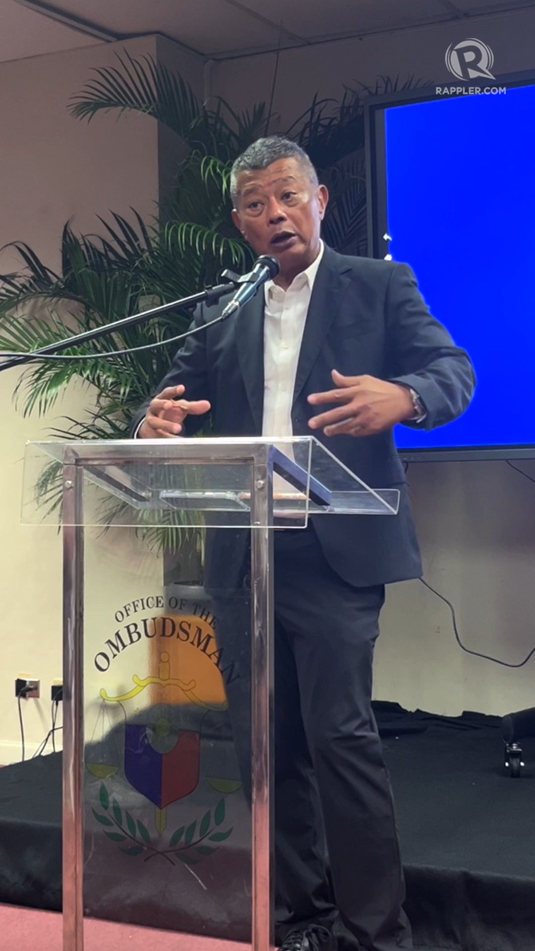 In his first press conference on Friday, October 10, Ombudsman Boying ...