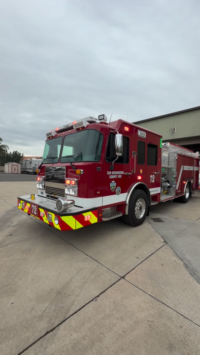 San Bernardino County Fire Medic Engine 72 | Ietoocfirephotos | Facebook