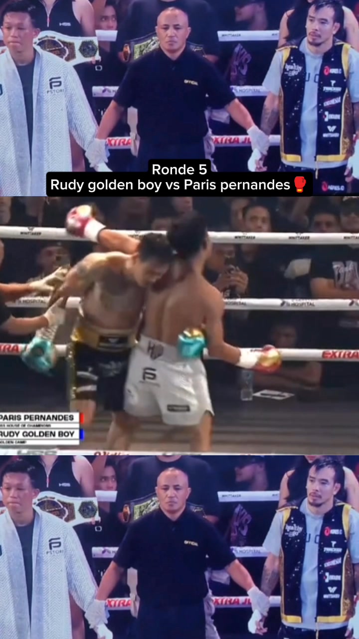 Paris, aku mau rematch Rudy, oke kita tunggu saja rematch nya, kalau ...