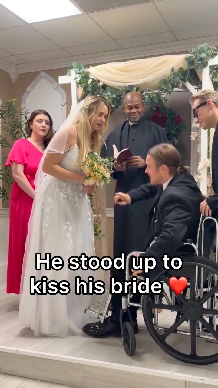 He stood for the first time in years ️ This video was produced by ...