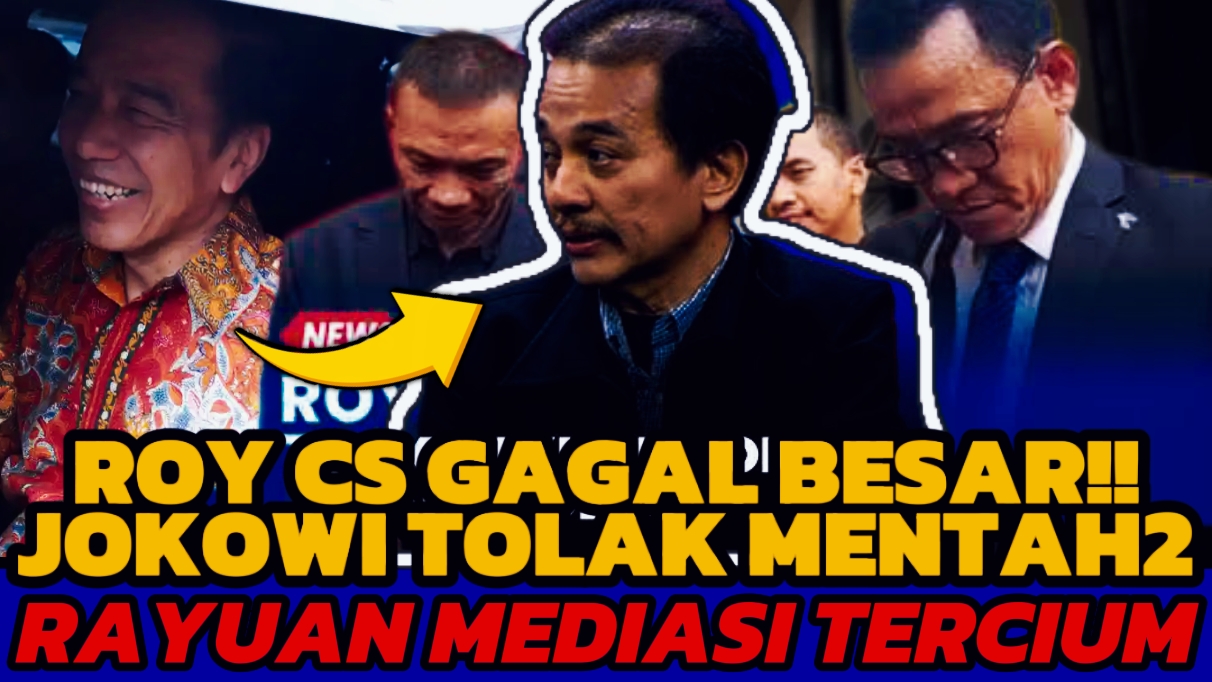 UCAPAN PAK JOKOWI INI BIKIN ROY SURYO CS KETAR KETIR SERENTAK ...